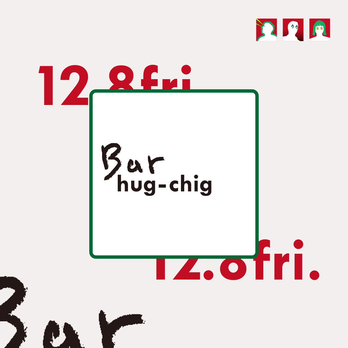 Bar hug-chig